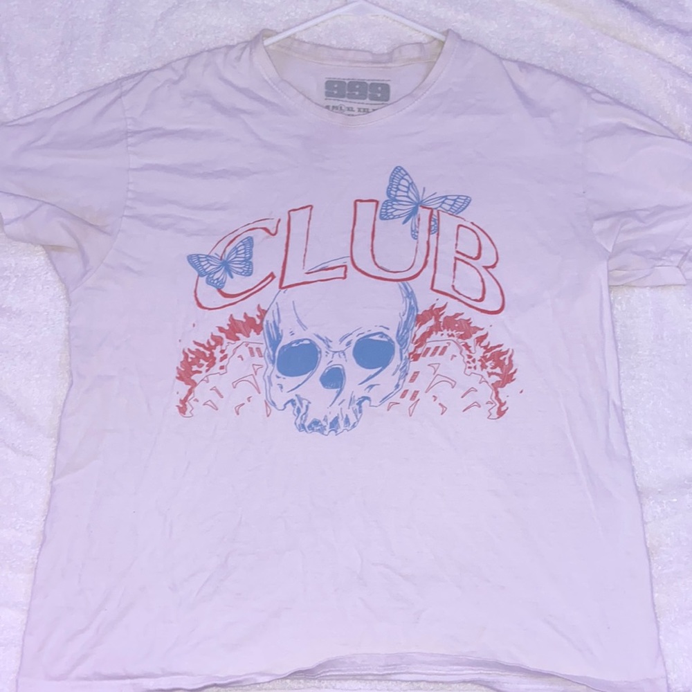 999 club (limited edition collection) butterfly/skull 999 tee